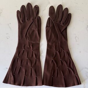 Vintage Elvette by dawnelle Brown Long gloves
